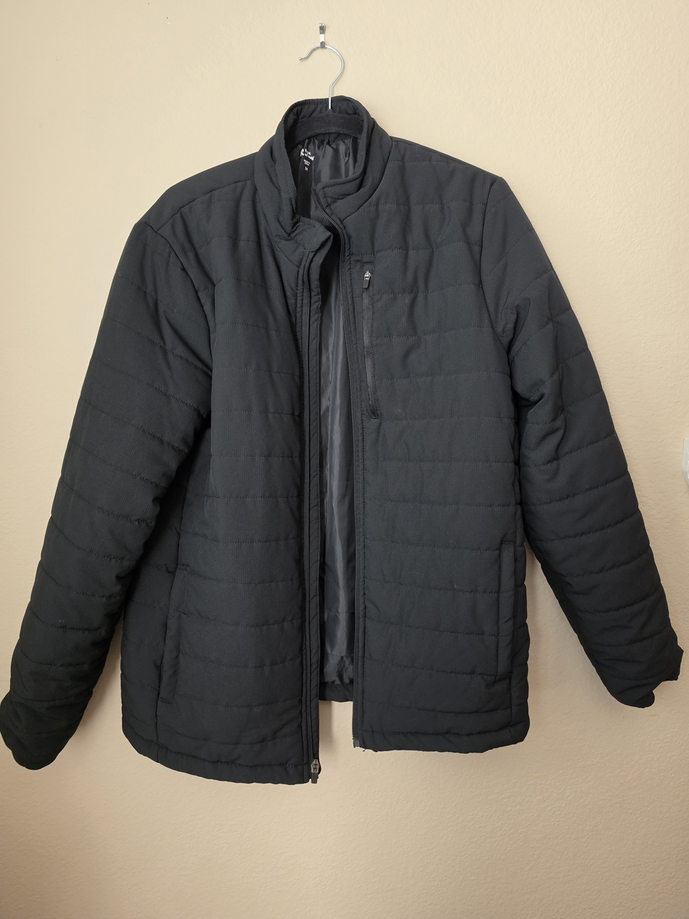 Right Of Way Womens Medium Black Puffy Insulated Jacket